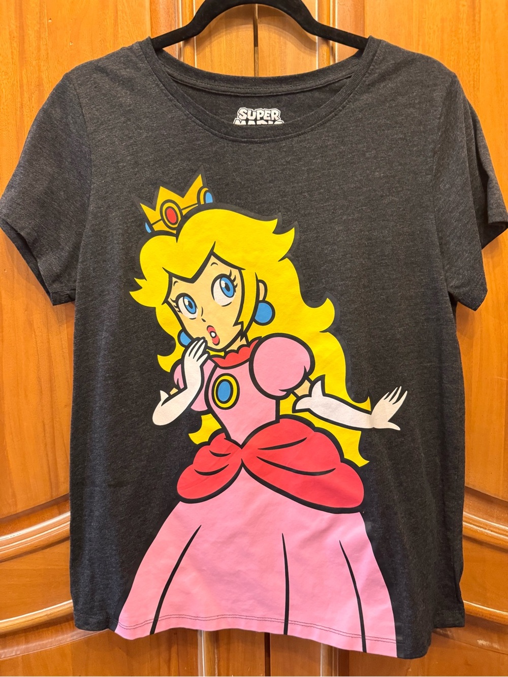 Nintendo Princess Peach Graphic Tee - Black, Yellow, Pink, Red